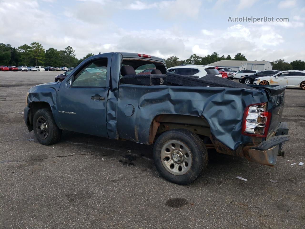 2008 Chevrolet Silverado C1500 Teal vin: 1GCEC14X08Z182123