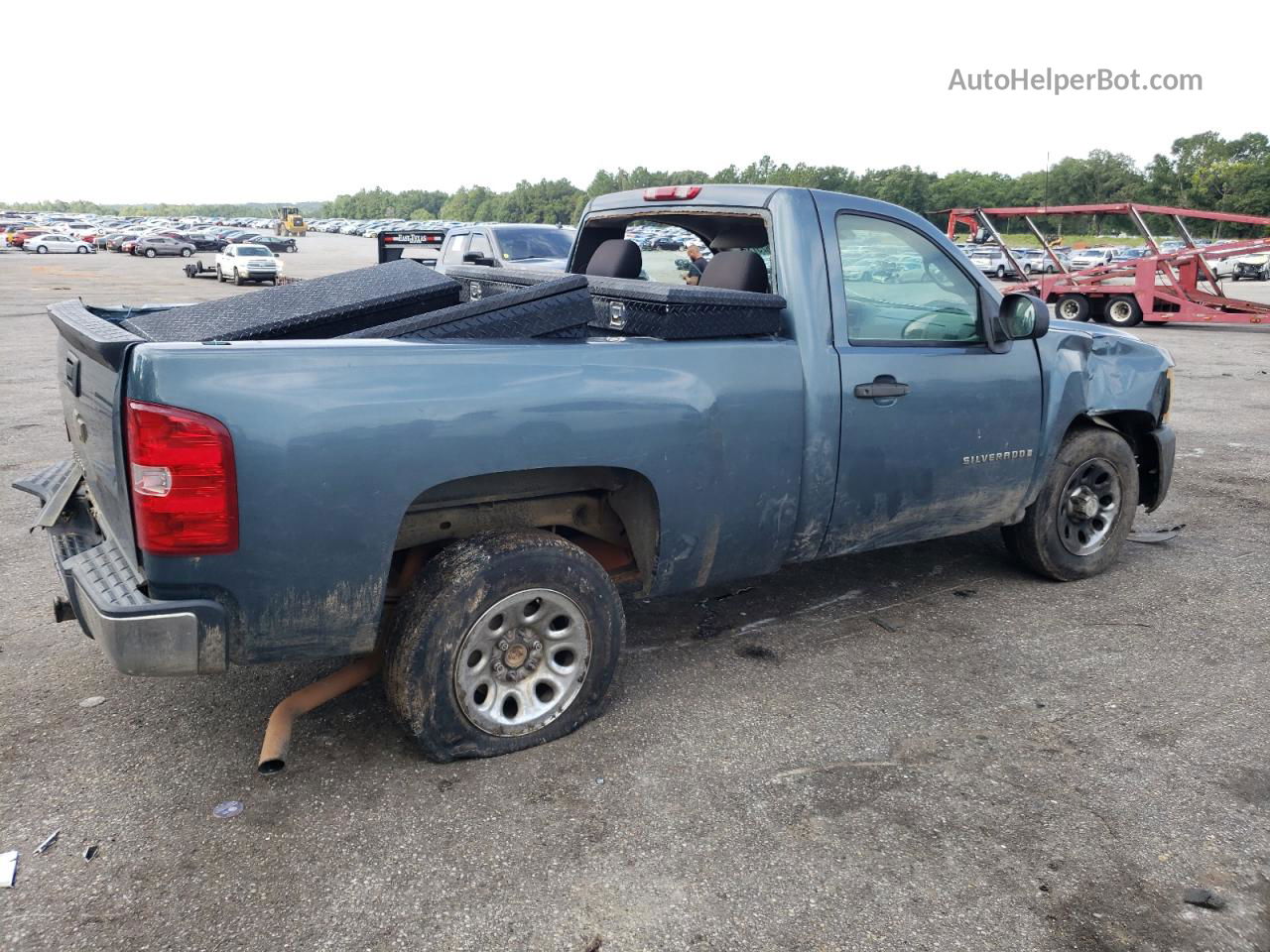 2008 Chevrolet Silverado C1500 Teal vin: 1GCEC14X08Z182123