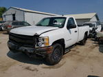 2008 Chevrolet Silverado C1500 White vin: 1GCEC14X18Z163127