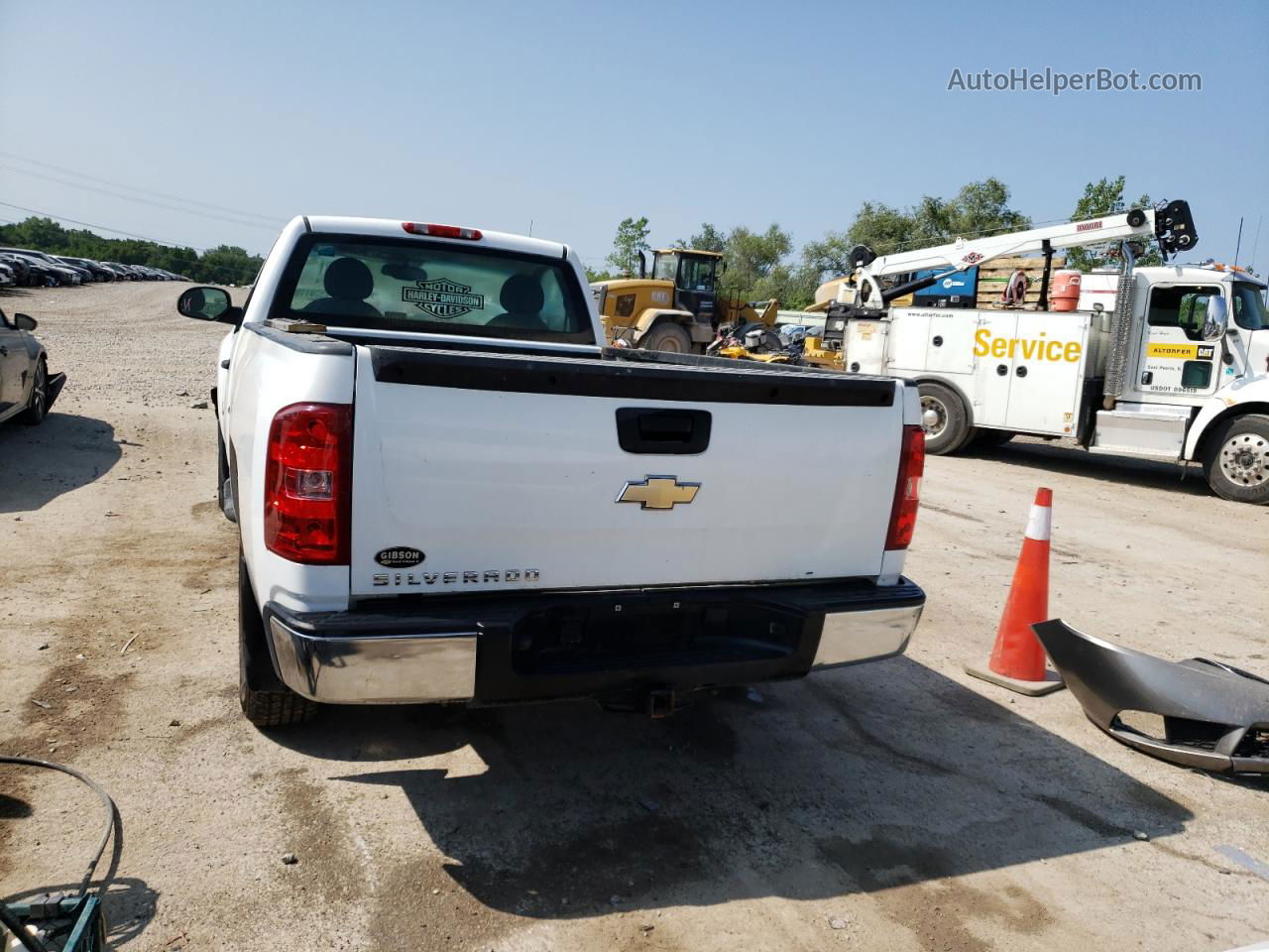 2008 Chevrolet Silverado C1500 Белый vin: 1GCEC14X18Z163127