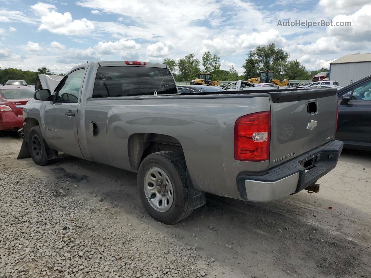 2008 Chevrolet Silverado C1500 Gray vin: 1GCEC14X18Z222466