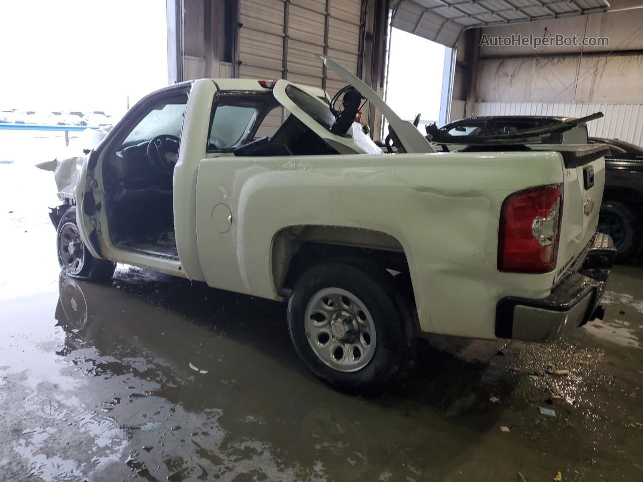 2008 Chevrolet Silverado C1500 White vin: 1GCEC14X18Z285616