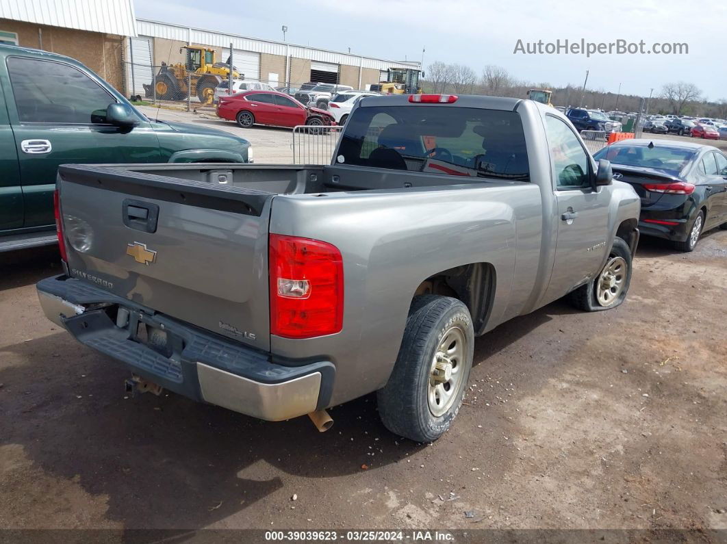 2008 Chevrolet Silverado 1500 Work Truck Gray vin: 1GCEC14X28Z112560