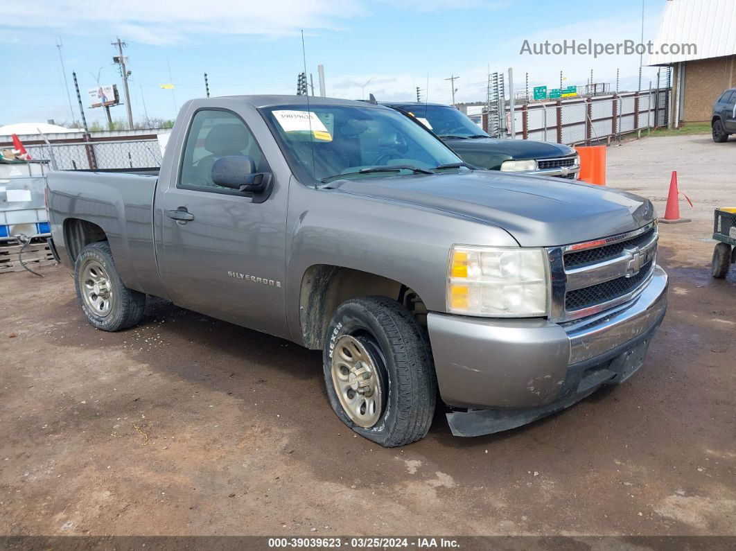 2008 Chevrolet Silverado 1500 Work Truck Gray vin: 1GCEC14X28Z112560