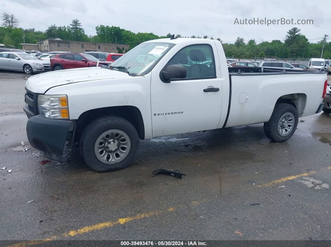 2008 Chevrolet Silverado 1500 Work Truck White vin: 1GCEC14X38Z188062