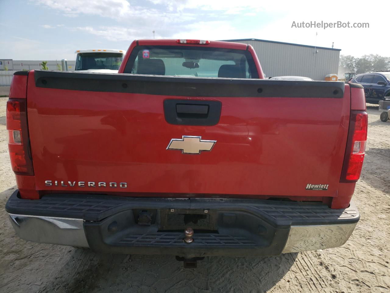 2008 Chevrolet Silverado C1500 Red vin: 1GCEC14X38Z307020