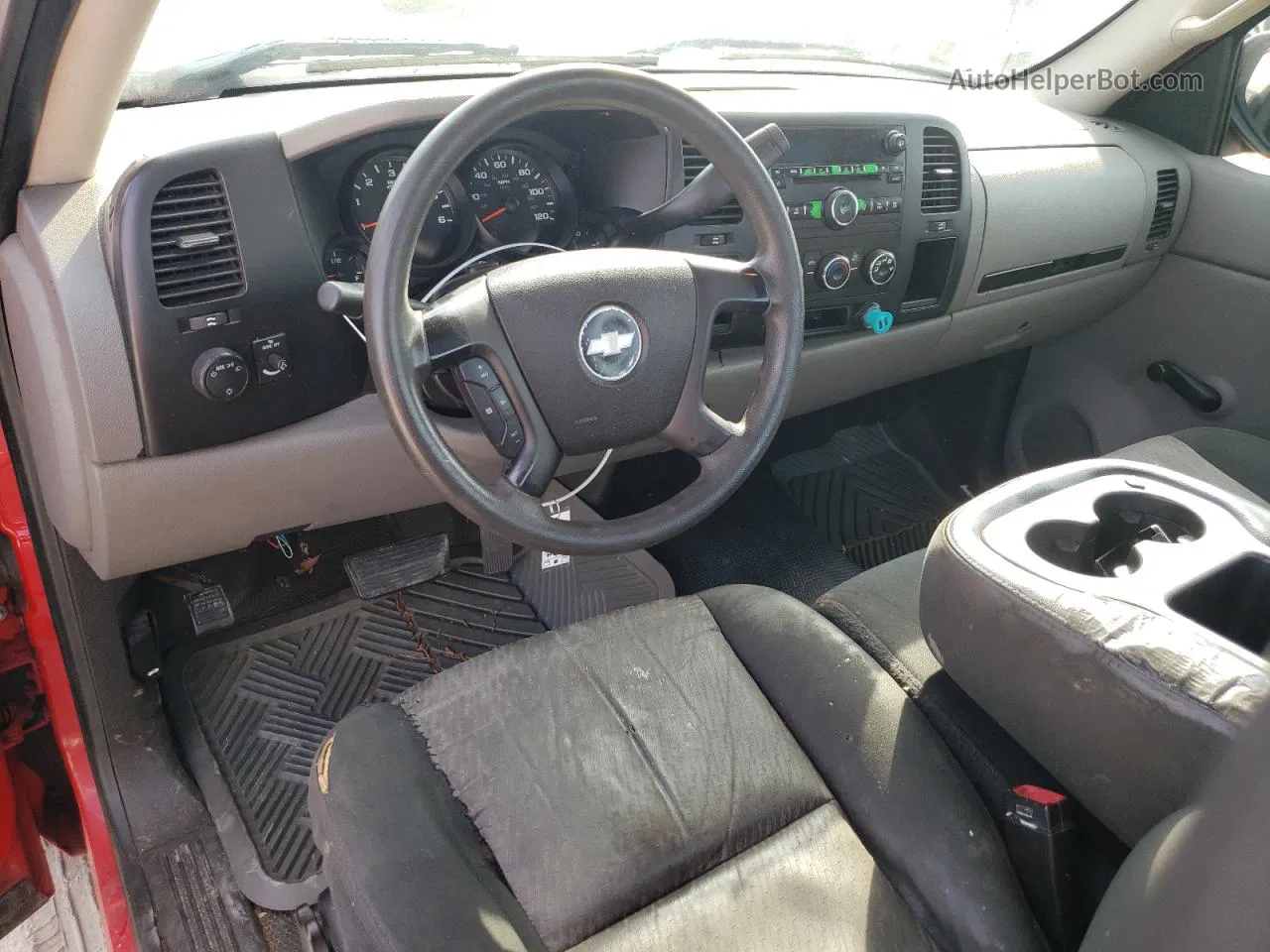 2008 Chevrolet Silverado C1500 Red vin: 1GCEC14X38Z307020