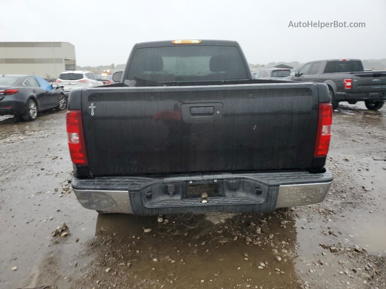 2008 Chevrolet Silverado C1500 Black vin: 1GCEC14X38Z318812