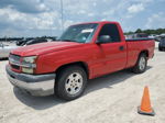 2003 Chevrolet Silverado C1500 Red vin: 1GCEC14X43Z101424