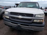 2003 Chevrolet Silverado C1500 White vin: 1GCEC14X43Z122094