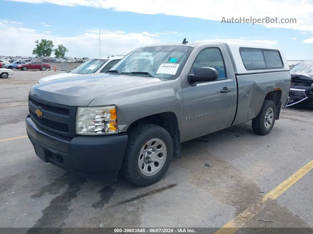 2008 Chevrolet Silverado 1500 Work Truck Brown vin: 1GCEC14X48Z247281