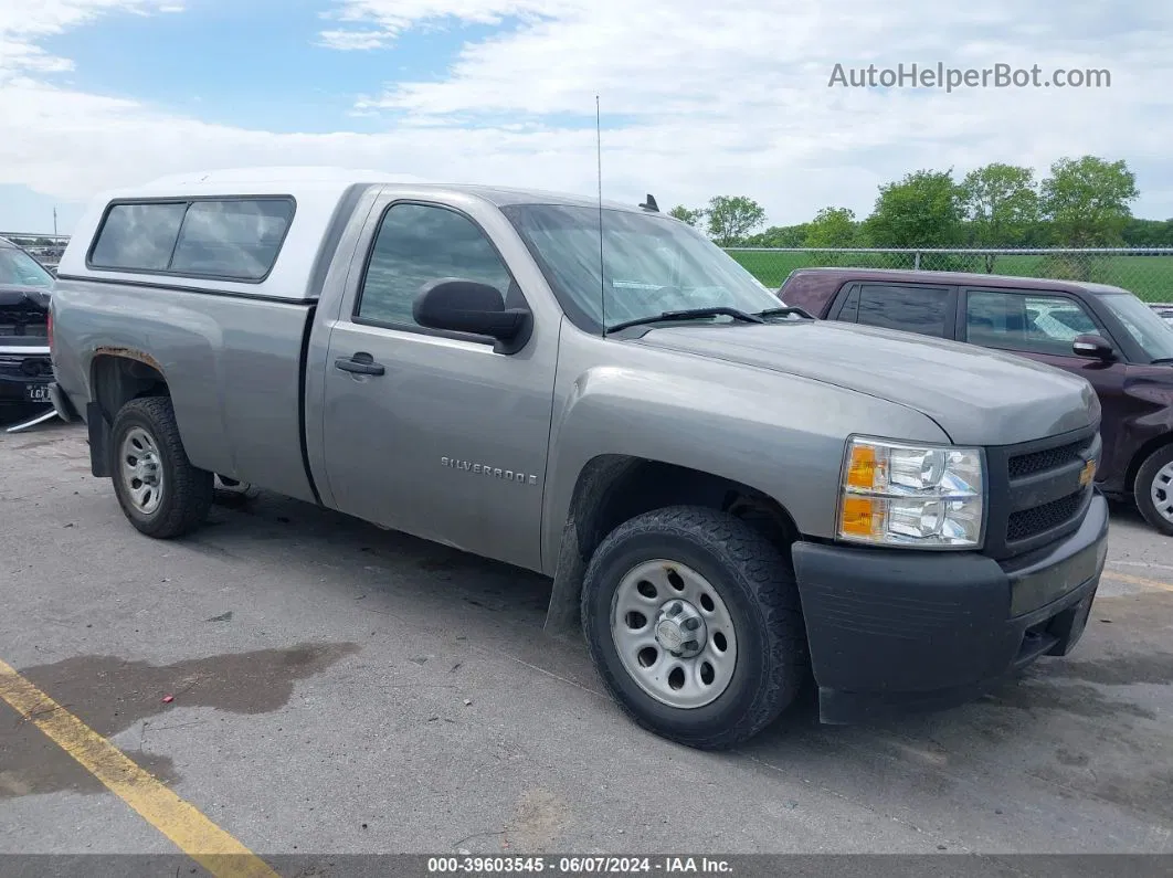 2008 Chevrolet Silverado 1500 Work Truck Brown vin: 1GCEC14X48Z247281