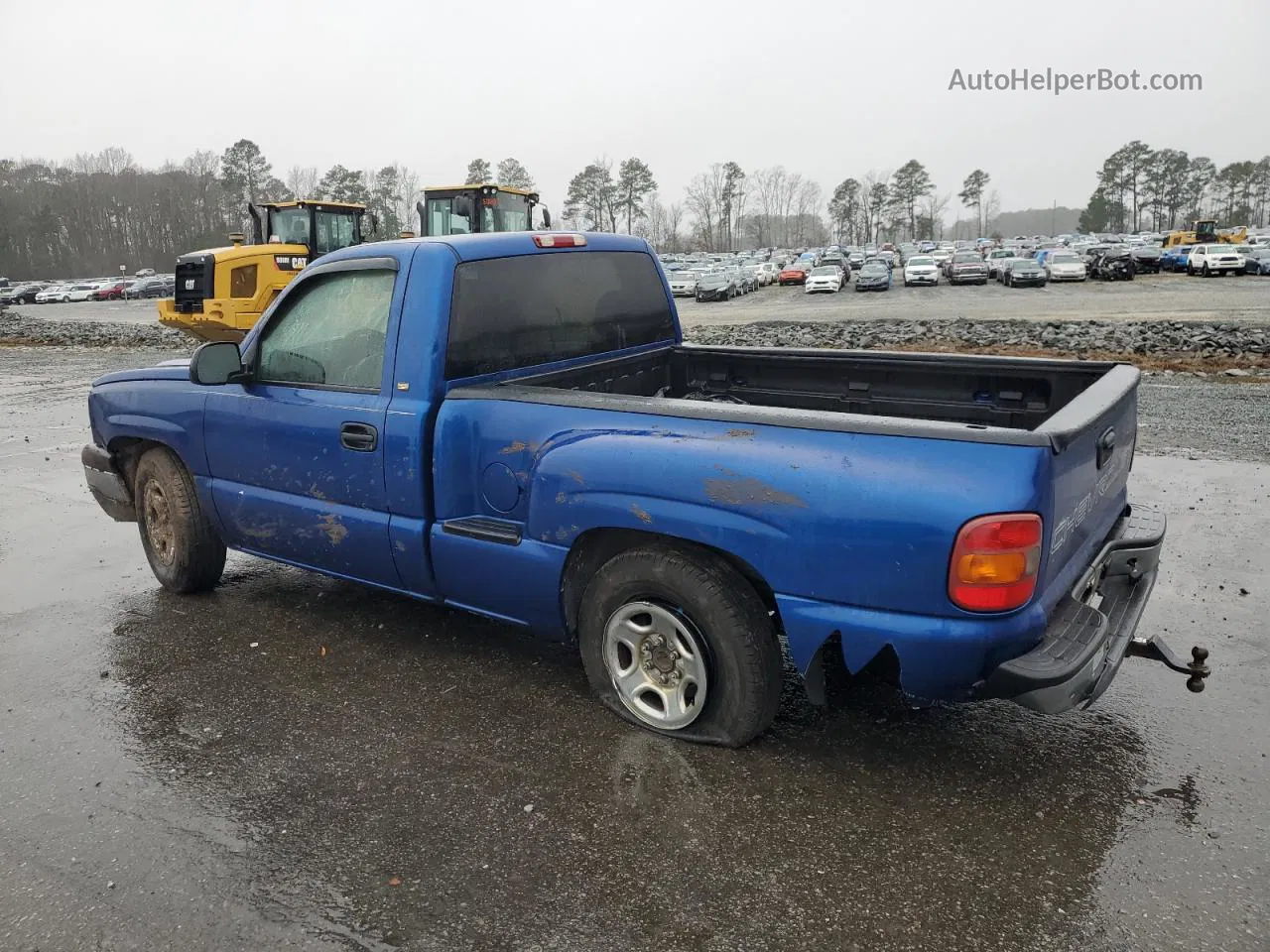 2003 Chevrolet Silverado C1500 Blue vin: 1GCEC14X53Z171210