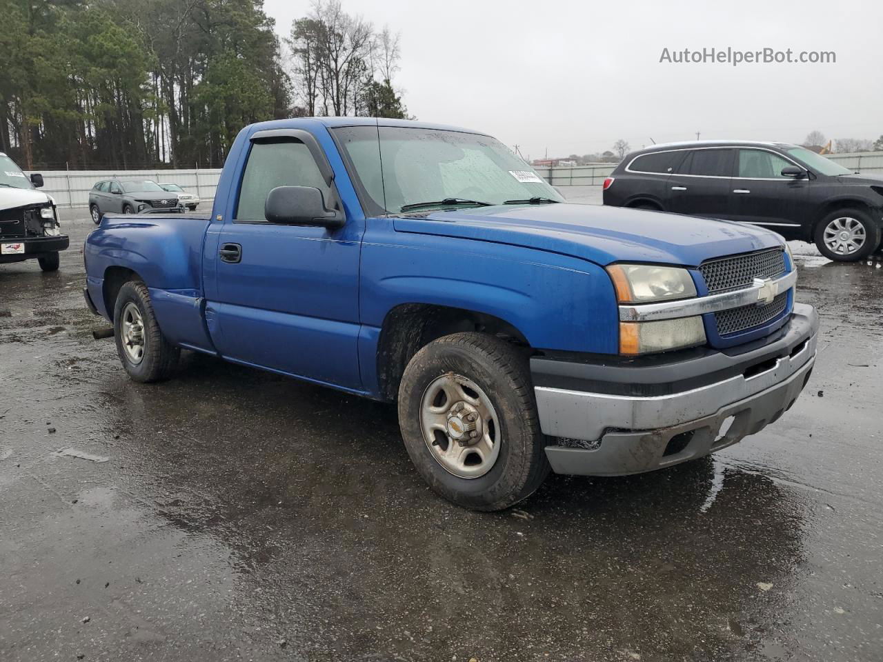 2003 Chevrolet Silverado C1500 Blue vin: 1GCEC14X53Z171210