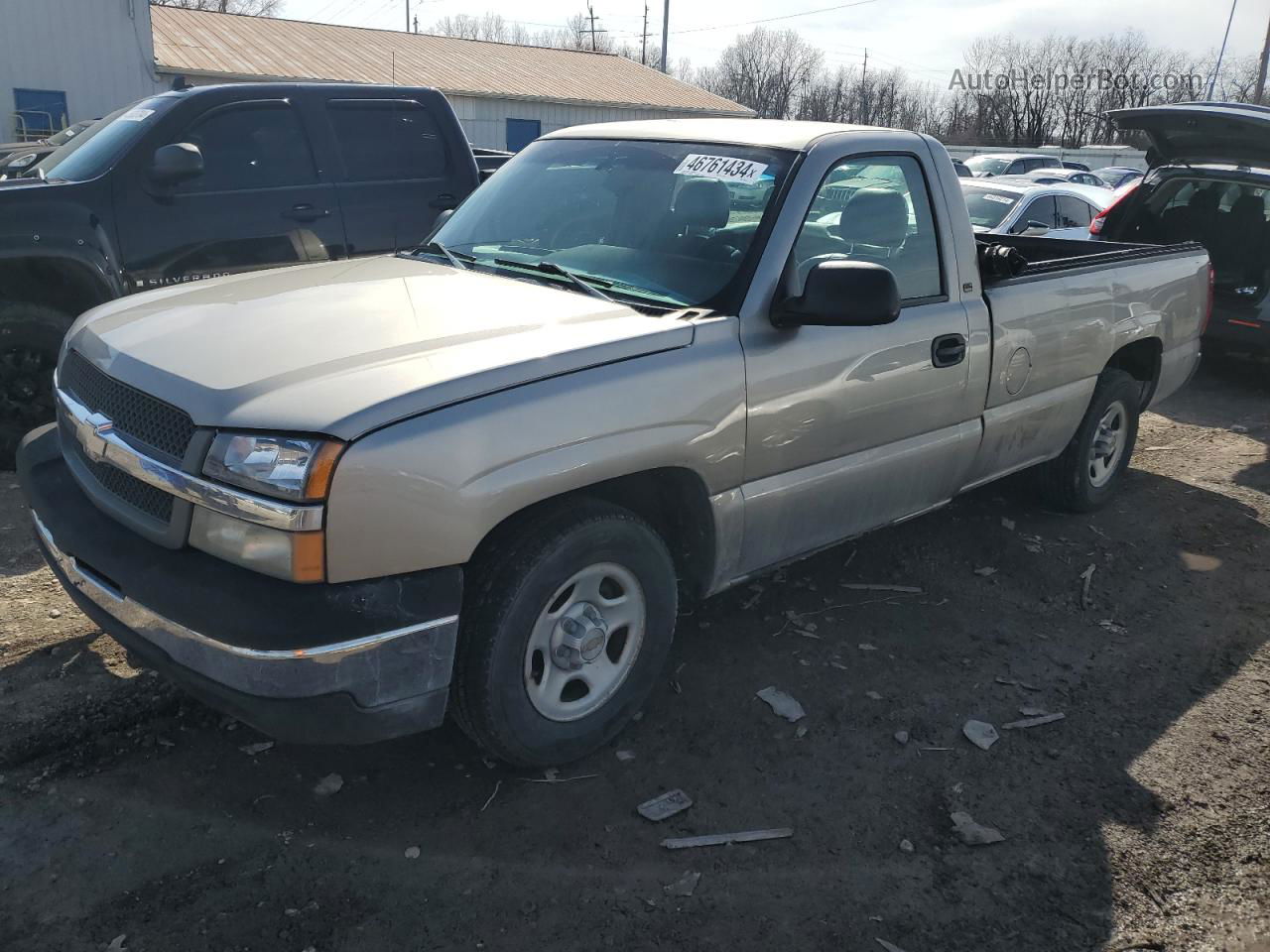 2003 Chevrolet Silverado C1500 Tan vin: 1GCEC14X53Z268472