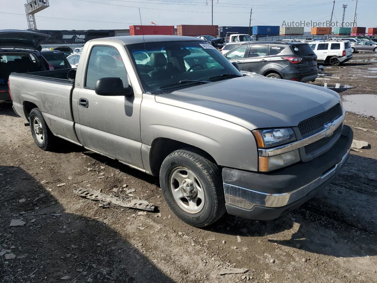 2003 Chevrolet Silverado C1500 Tan vin: 1GCEC14X53Z268472