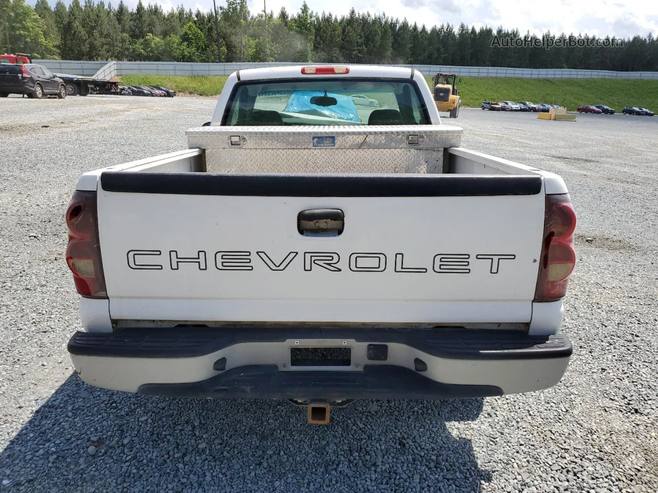 2003 Chevrolet Silverado C1500 White vin: 1GCEC14X53Z361573