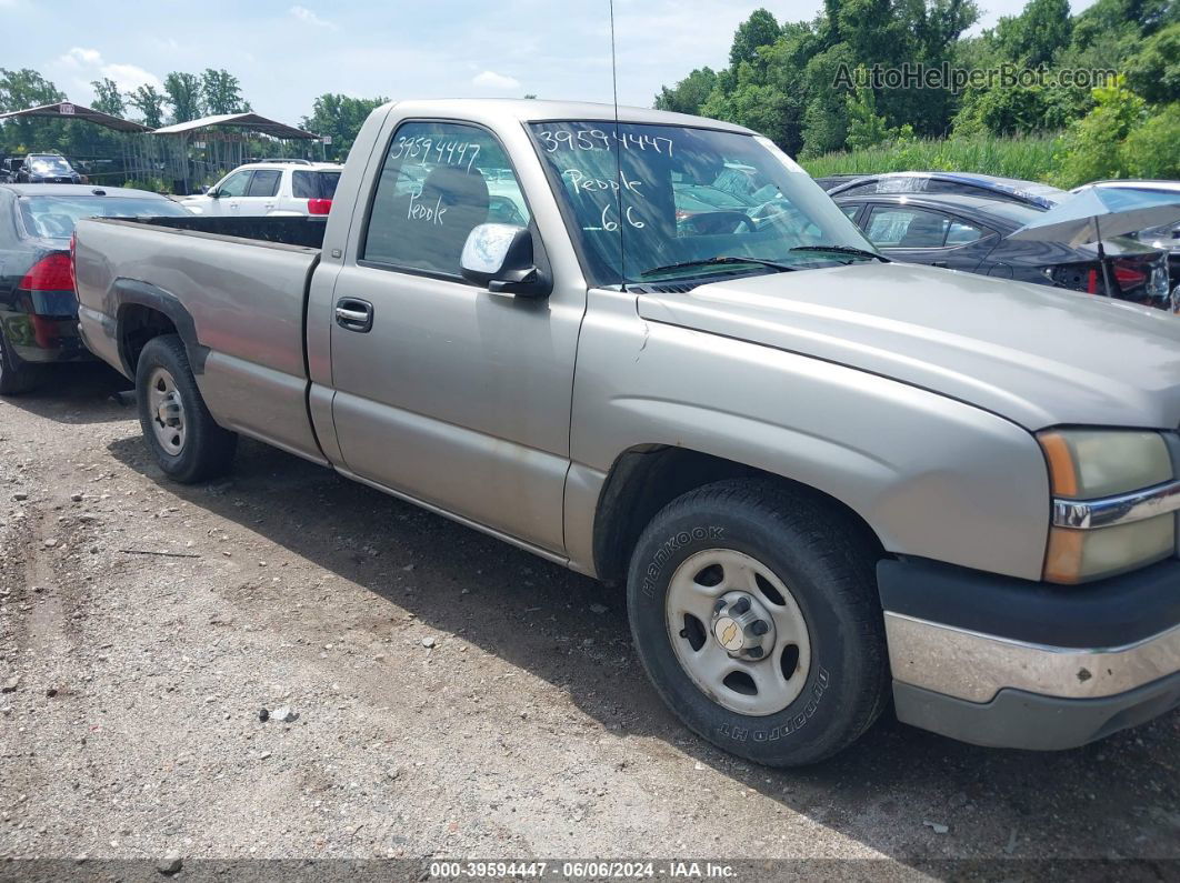 2003 Chevrolet Silverado 1500 Work Truck Gray vin: 1GCEC14X63Z236727