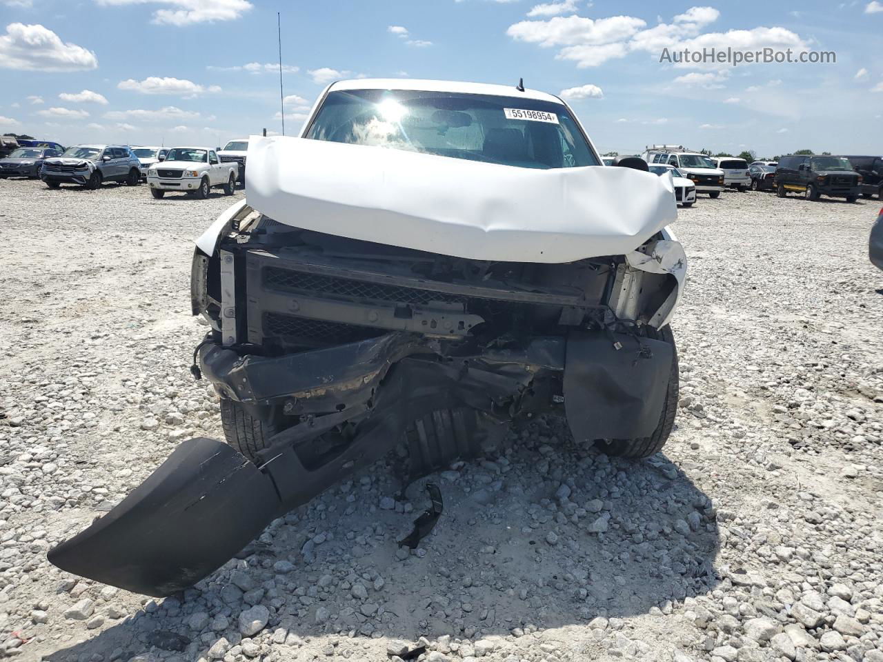 2008 Chevrolet Silverado C1500 White vin: 1GCEC14X68Z116093