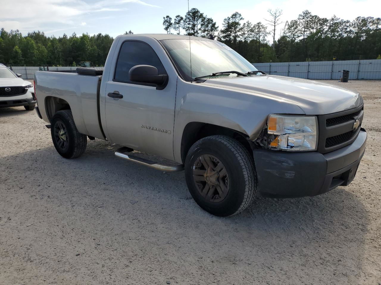 2008 Chevrolet Silverado C1500 Gray vin: 1GCEC14X78Z184774