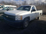 2008 Chevrolet Silverado C1500 White vin: 1GCEC14X78Z223752