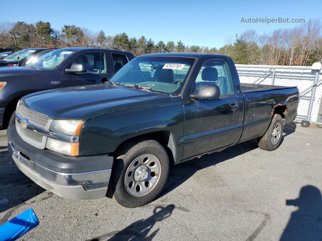 2003 Chevrolet Silverado C1500 Зеленый vin: 1GCEC14X83Z304347