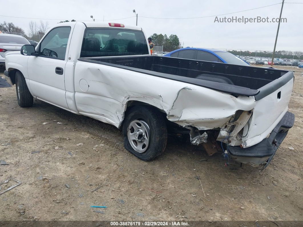 2003 Chevrolet Silverado 1500 Work Truck White vin: 1GCEC14X83Z352396