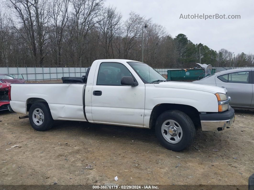 2003 Chevrolet Silverado 1500 Work Truck White vin: 1GCEC14X83Z352396