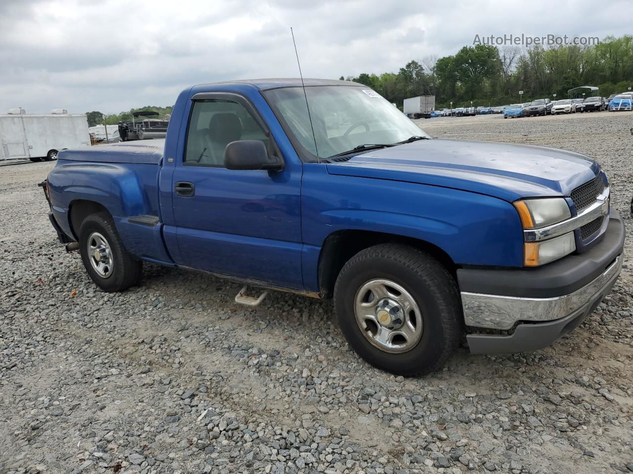 2003 Chevrolet Silverado C1500 Blue vin: 1GCEC14X83Z360577