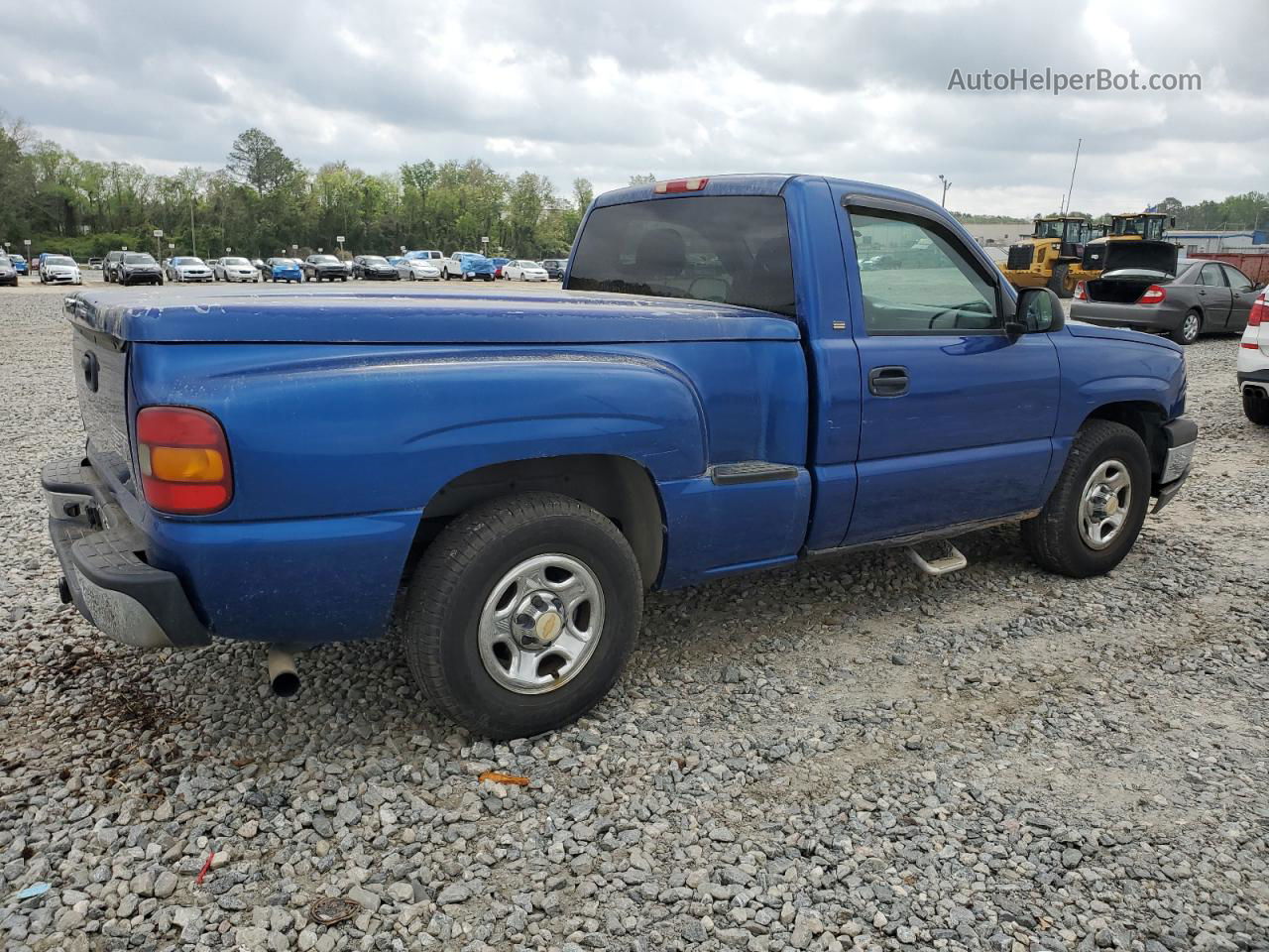 2003 Chevrolet Silverado C1500 Blue vin: 1GCEC14X83Z360577