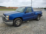 2003 Chevrolet Silverado C1500 Blue vin: 1GCEC14X83Z360577