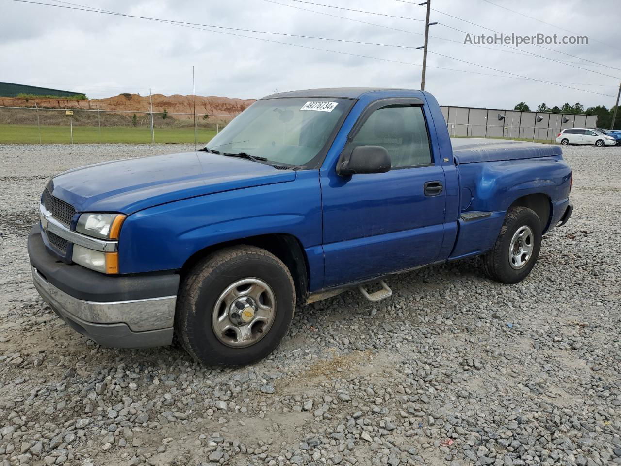 2003 Chevrolet Silverado C1500 Blue vin: 1GCEC14X83Z360577