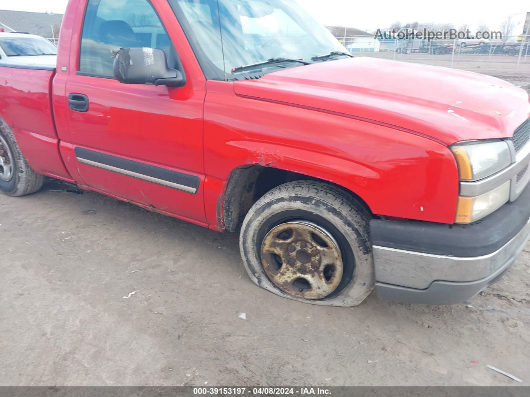 2003 Chevrolet Silverado 1500   Red vin: 1GCEC14X93Z297943