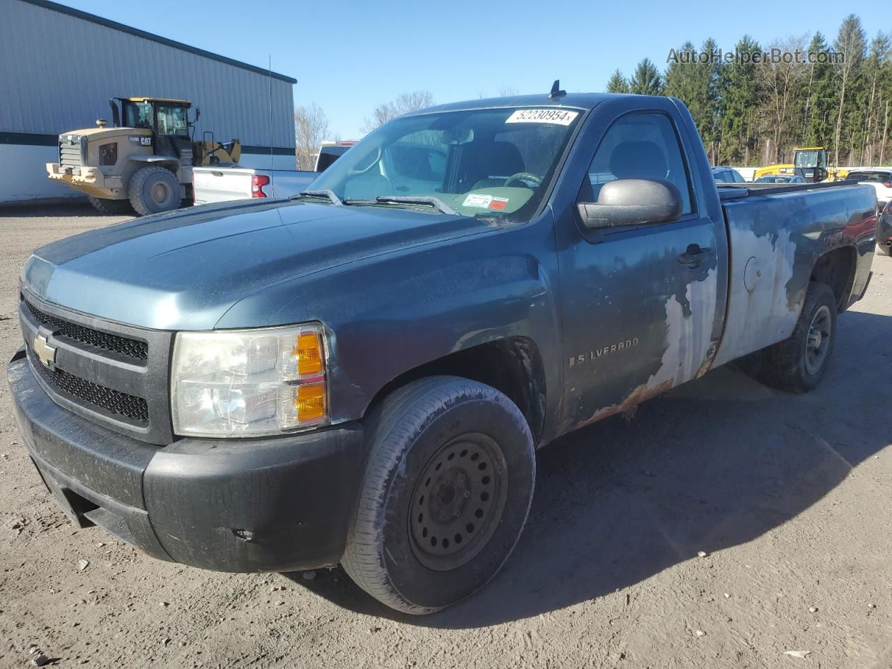 2008 Chevrolet Silverado C1500 Blue vin: 1GCEC14X98Z299988