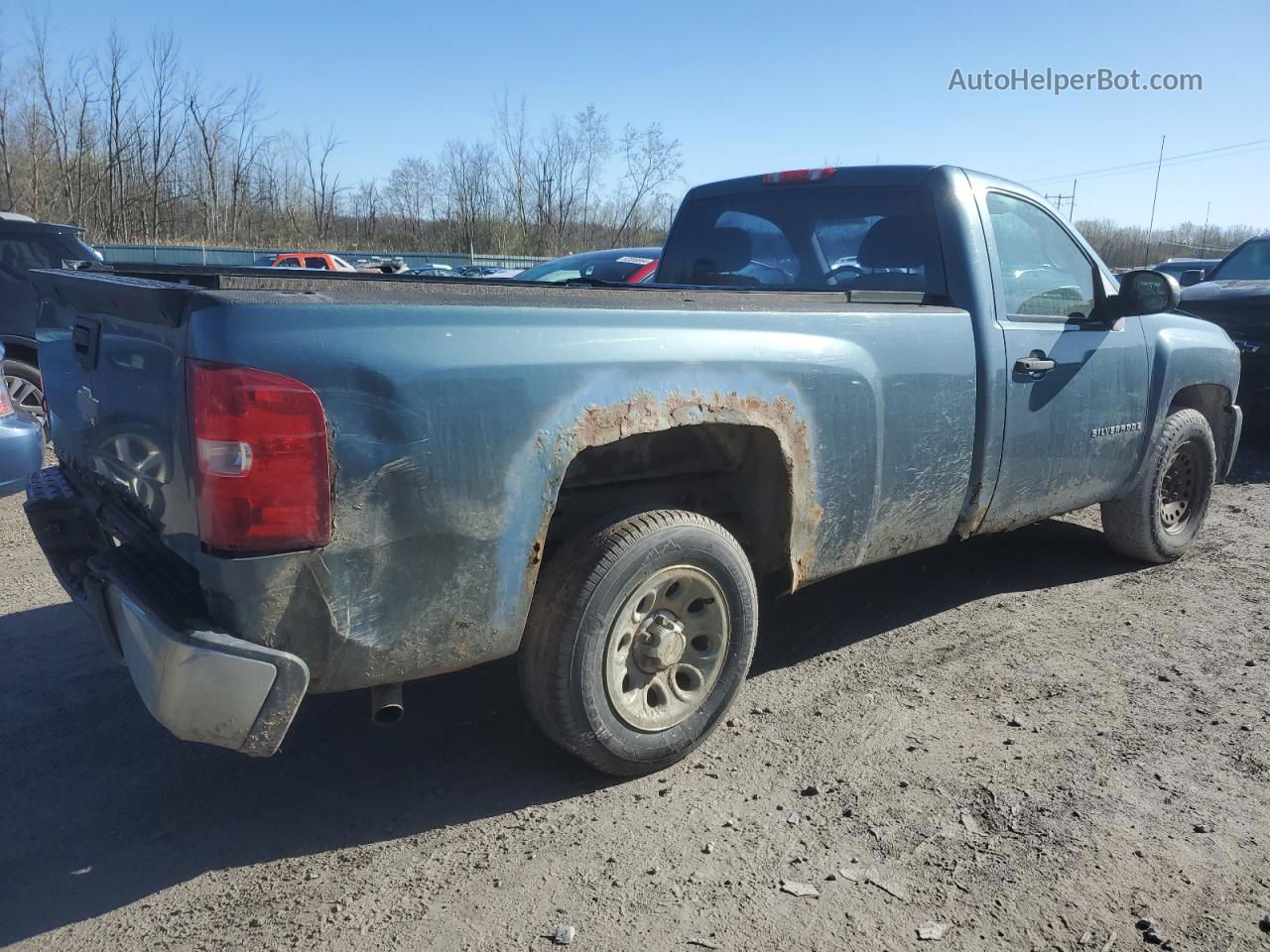 2008 Chevrolet Silverado C1500 Blue vin: 1GCEC14X98Z299988