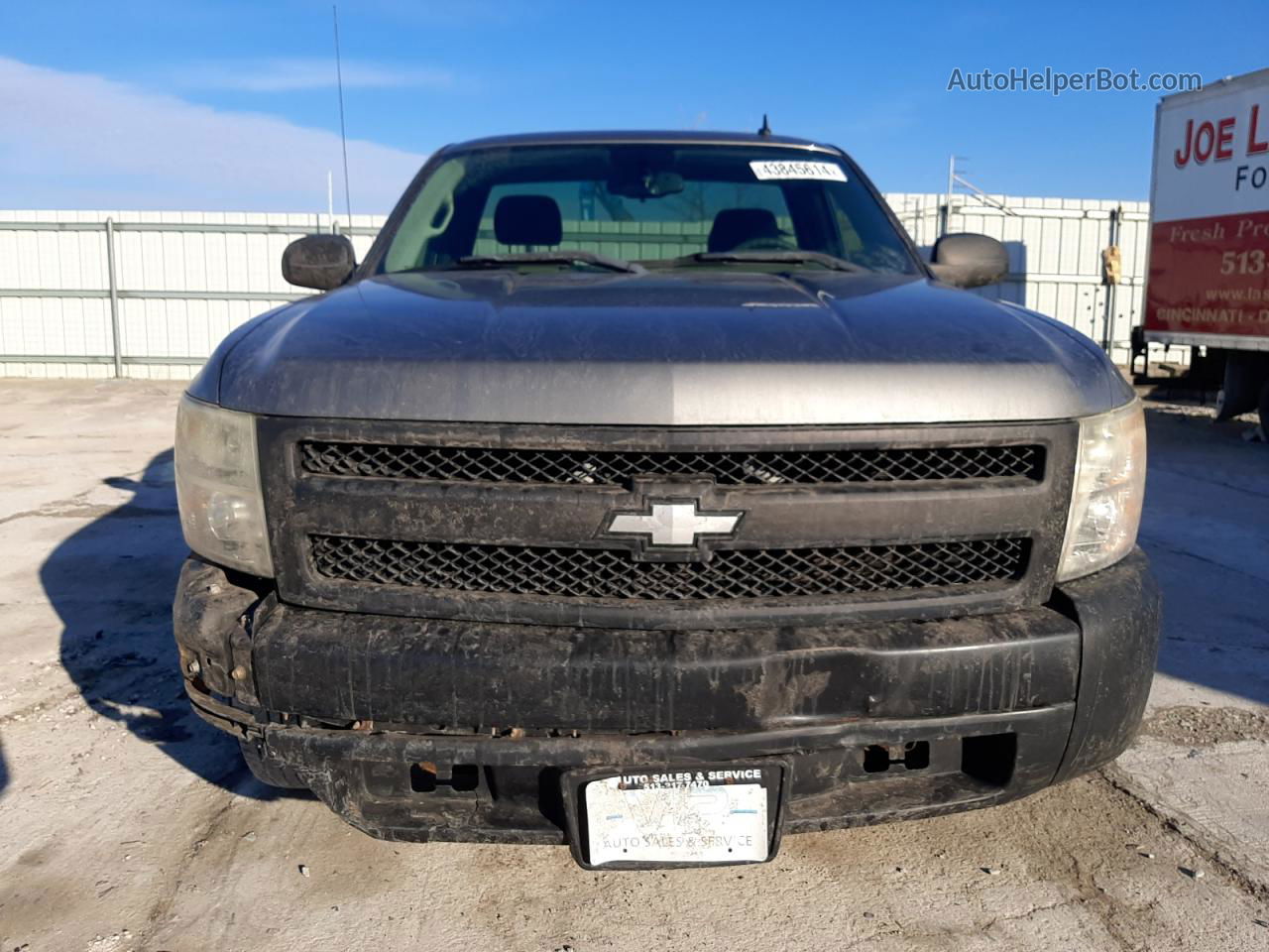 2008 Chevrolet Silverado C1500 Gray vin: 1GCEC14XX8Z100933