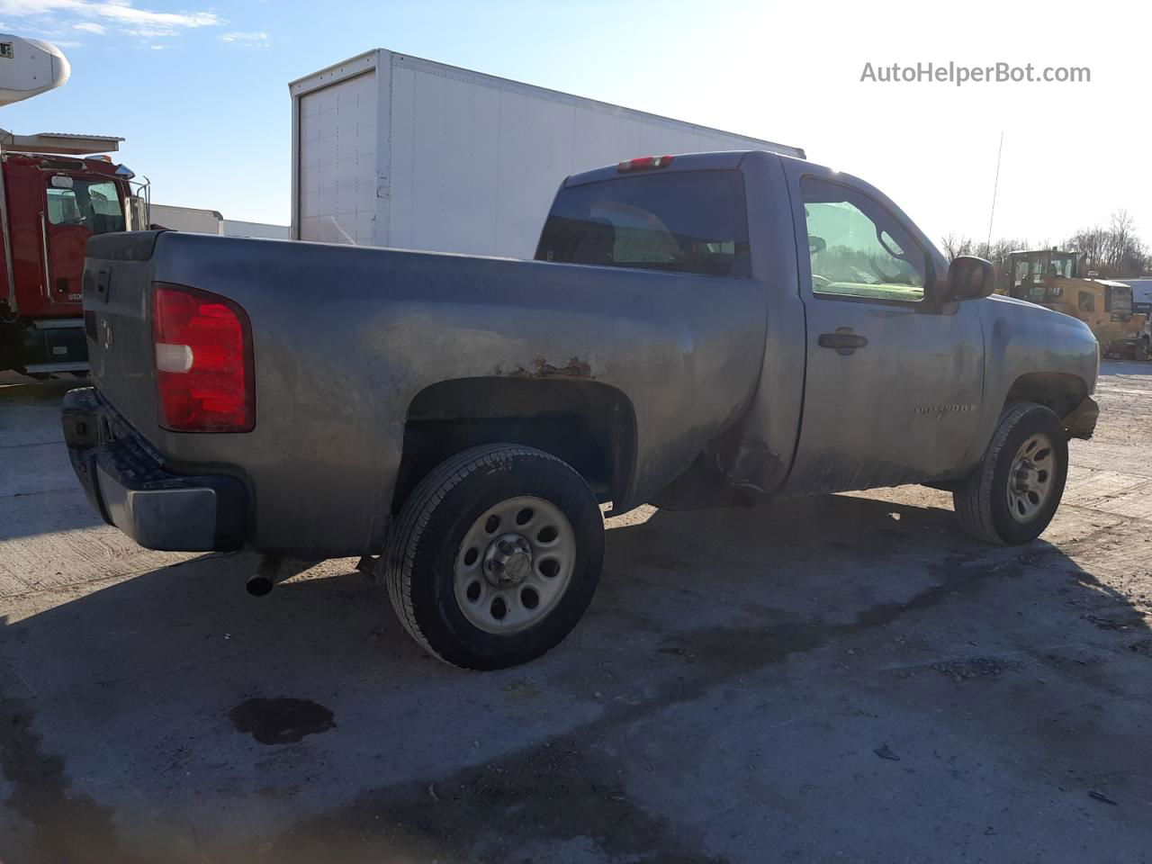 2008 Chevrolet Silverado C1500 Gray vin: 1GCEC14XX8Z100933