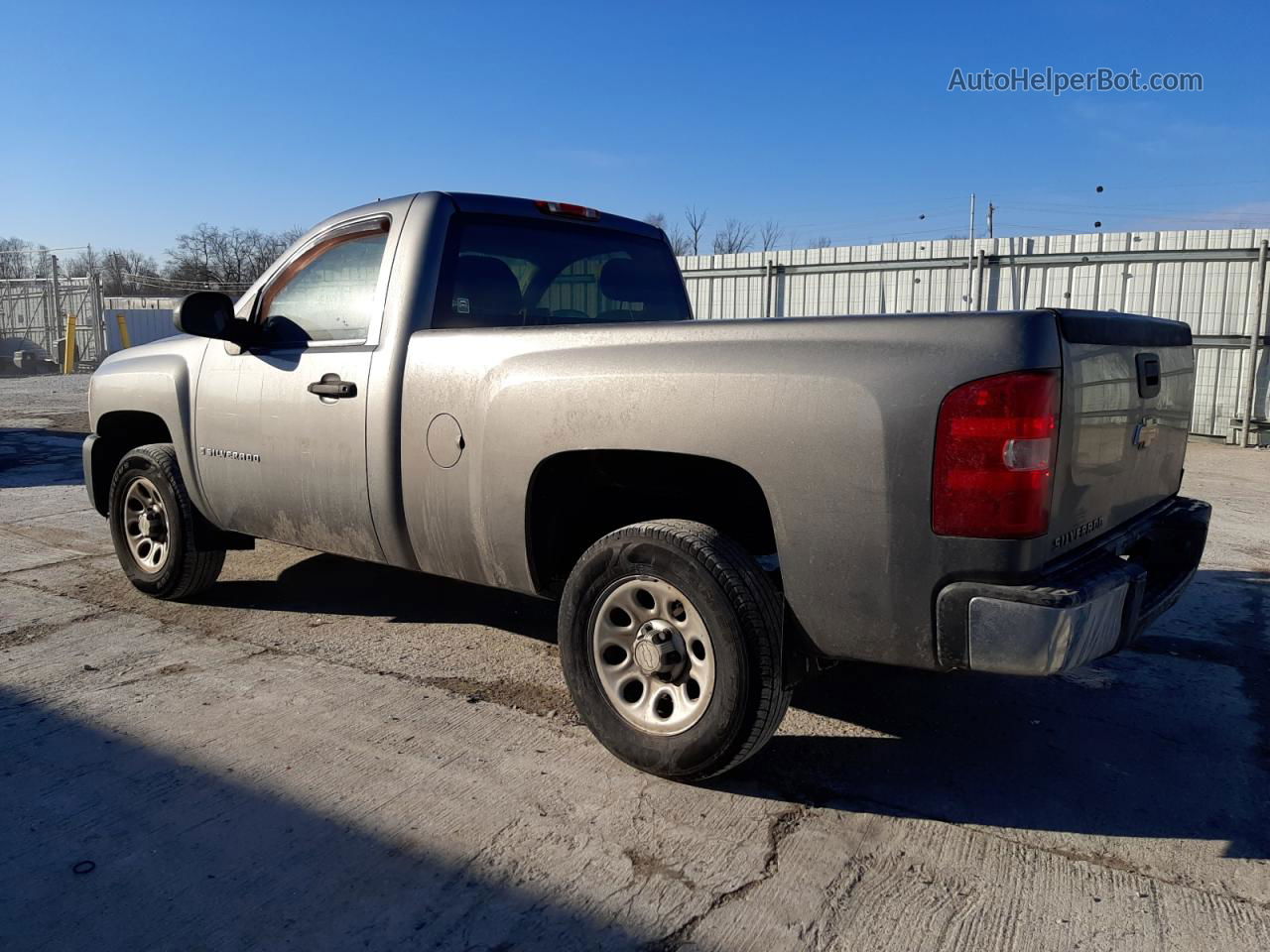 2008 Chevrolet Silverado C1500 Gray vin: 1GCEC14XX8Z100933