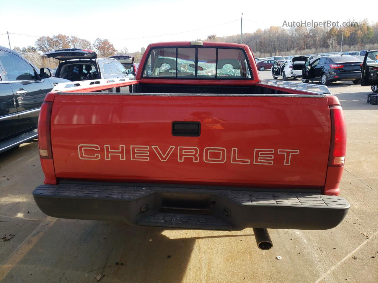 1993 Chevrolet Gmt-400 C1500 Red vin: 1GCEC14Z1PZ136915