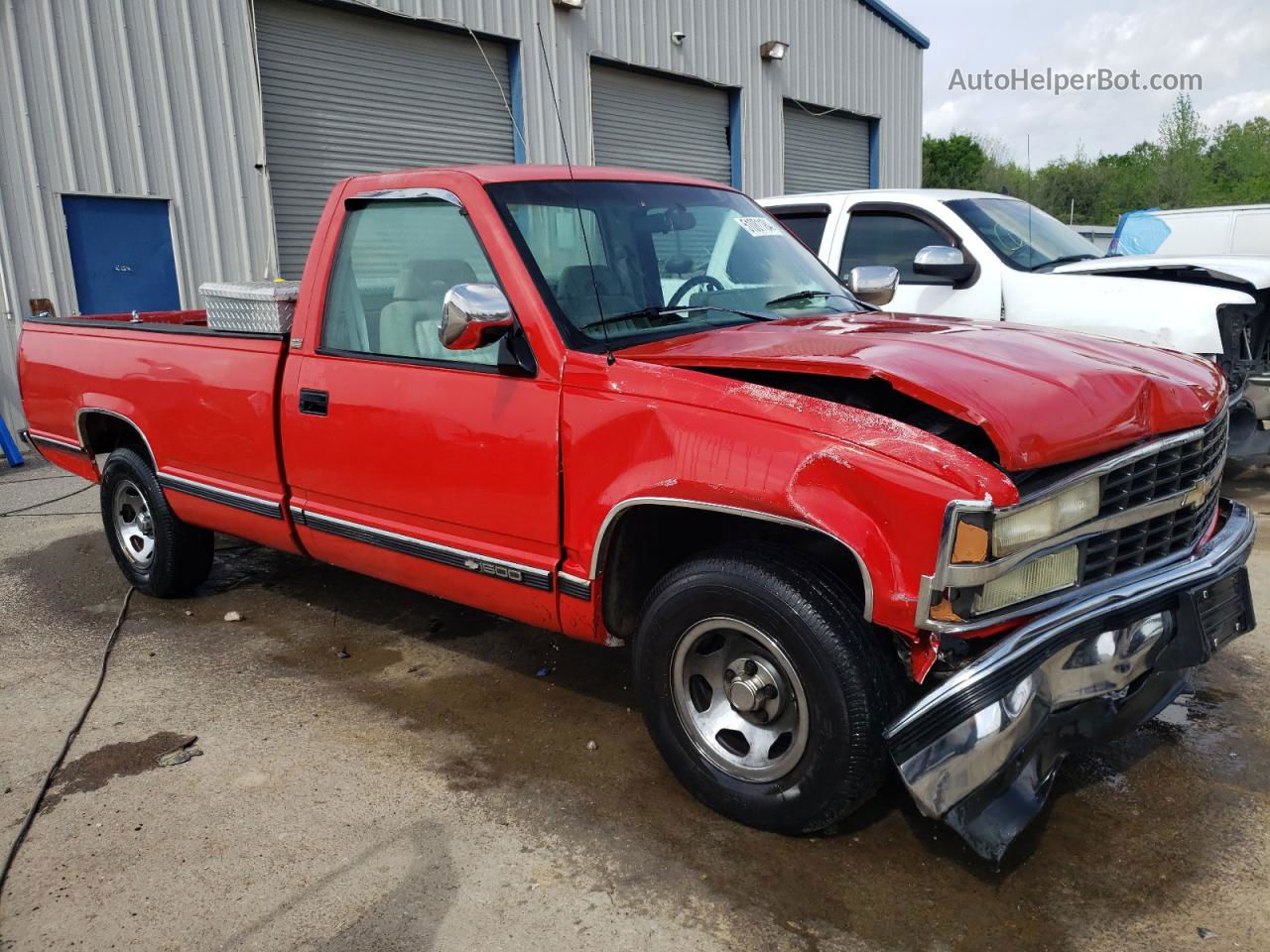 1993 Chevrolet Gmt-400 C1500 Red vin: 1GCEC14Z6PZ195345