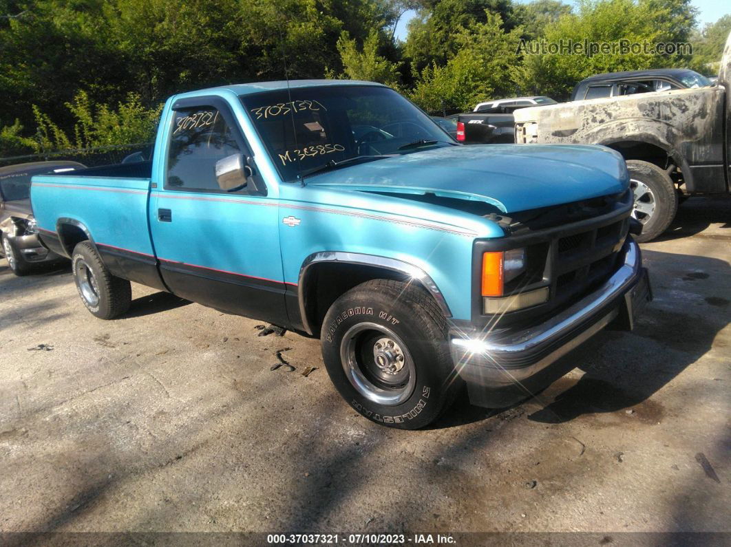 1993 Chevrolet Gmt-400 C1500 Blue vin: 1GCEC14Z7PZ171586