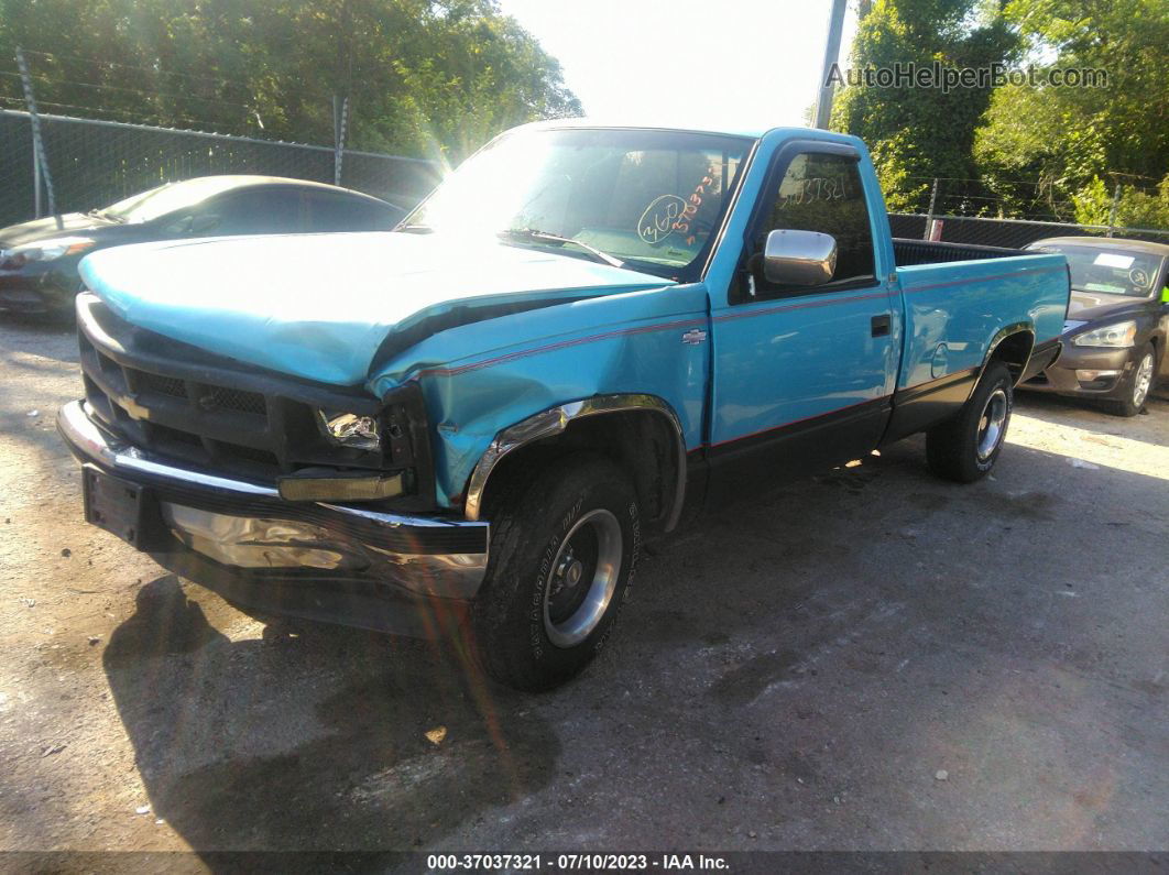 1993 Chevrolet Gmt-400 C1500 Blue vin: 1GCEC14Z7PZ171586