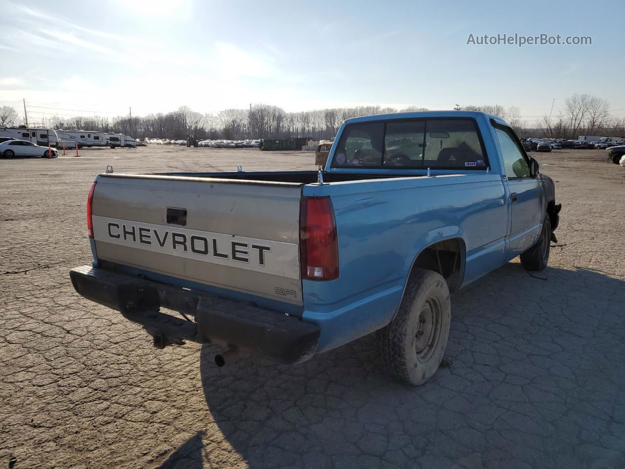 1993 Chevrolet Gmt-400 C1500 Blue vin: 1GCEC14Z7PZ200875