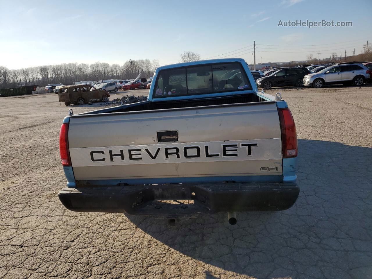 1993 Chevrolet Gmt-400 C1500 Blue vin: 1GCEC14Z7PZ200875