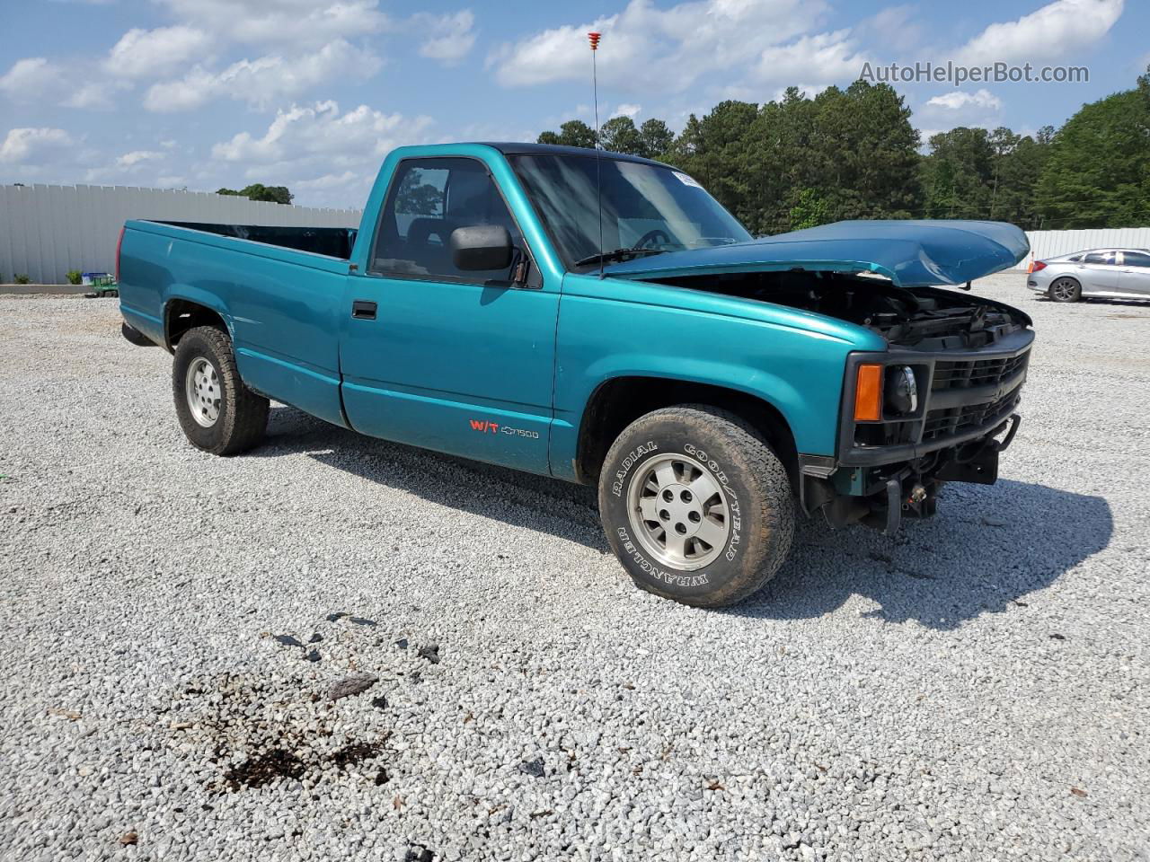 1993 Chevrolet Gmt-400 C1500 Green vin: 1GCEC14Z7PZ253138