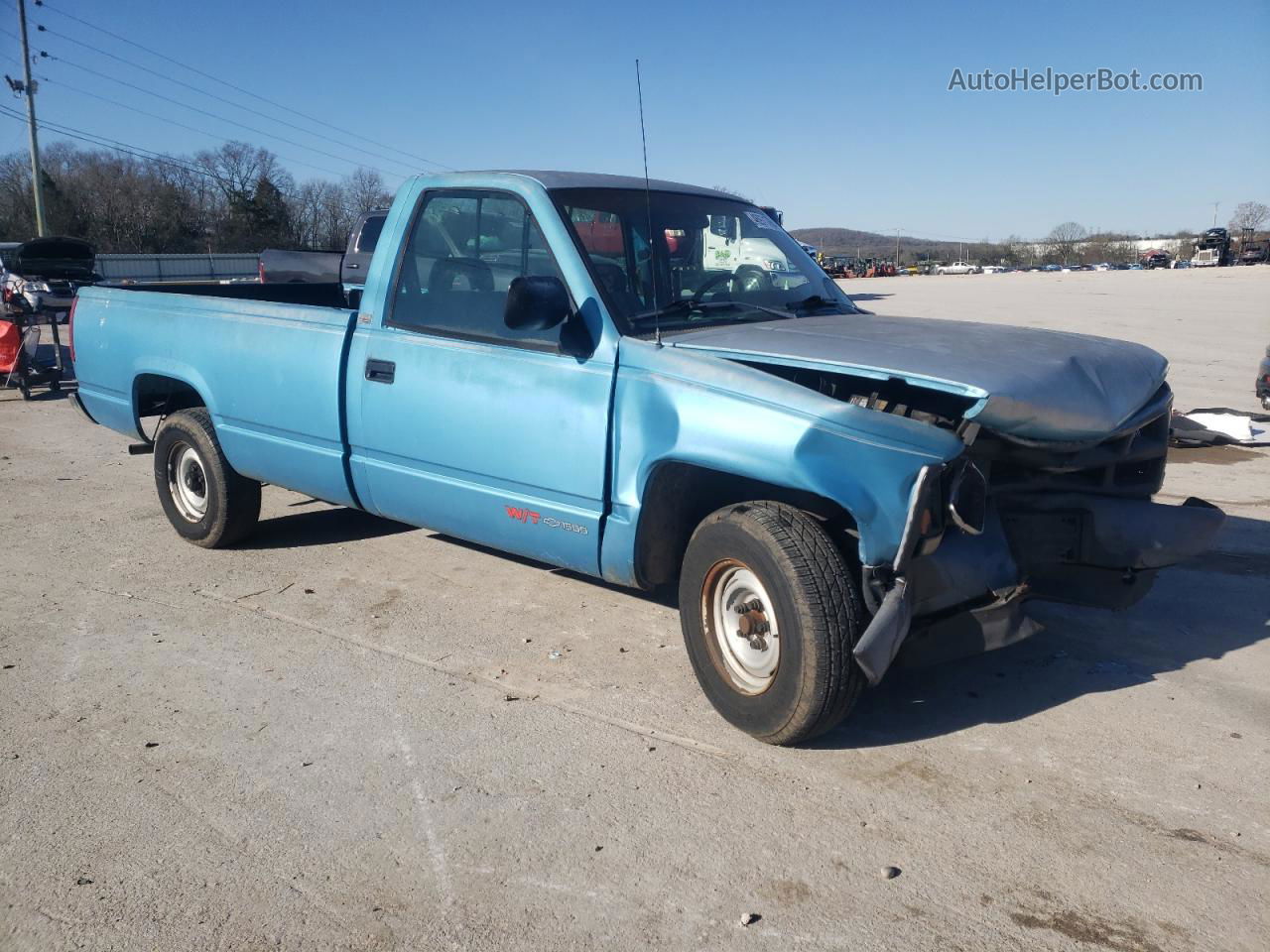 1993 Chevrolet Gmt-400 C1500 Blue vin: 1GCEC14Z9PZ182735