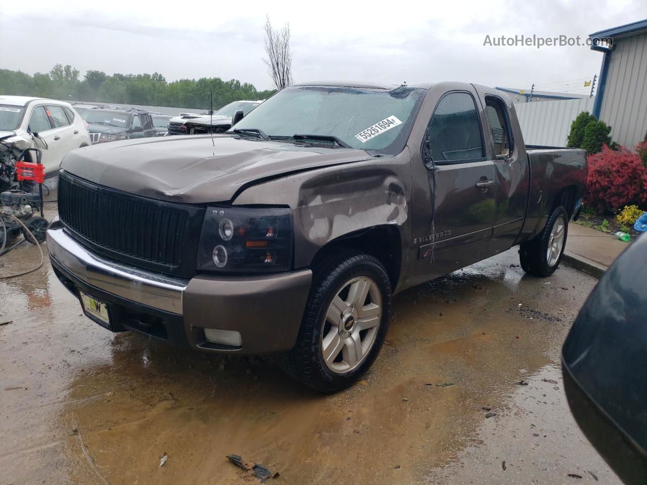 2008 Chevrolet Silverado C1500 Gray vin: 1GCEC19028Z301589