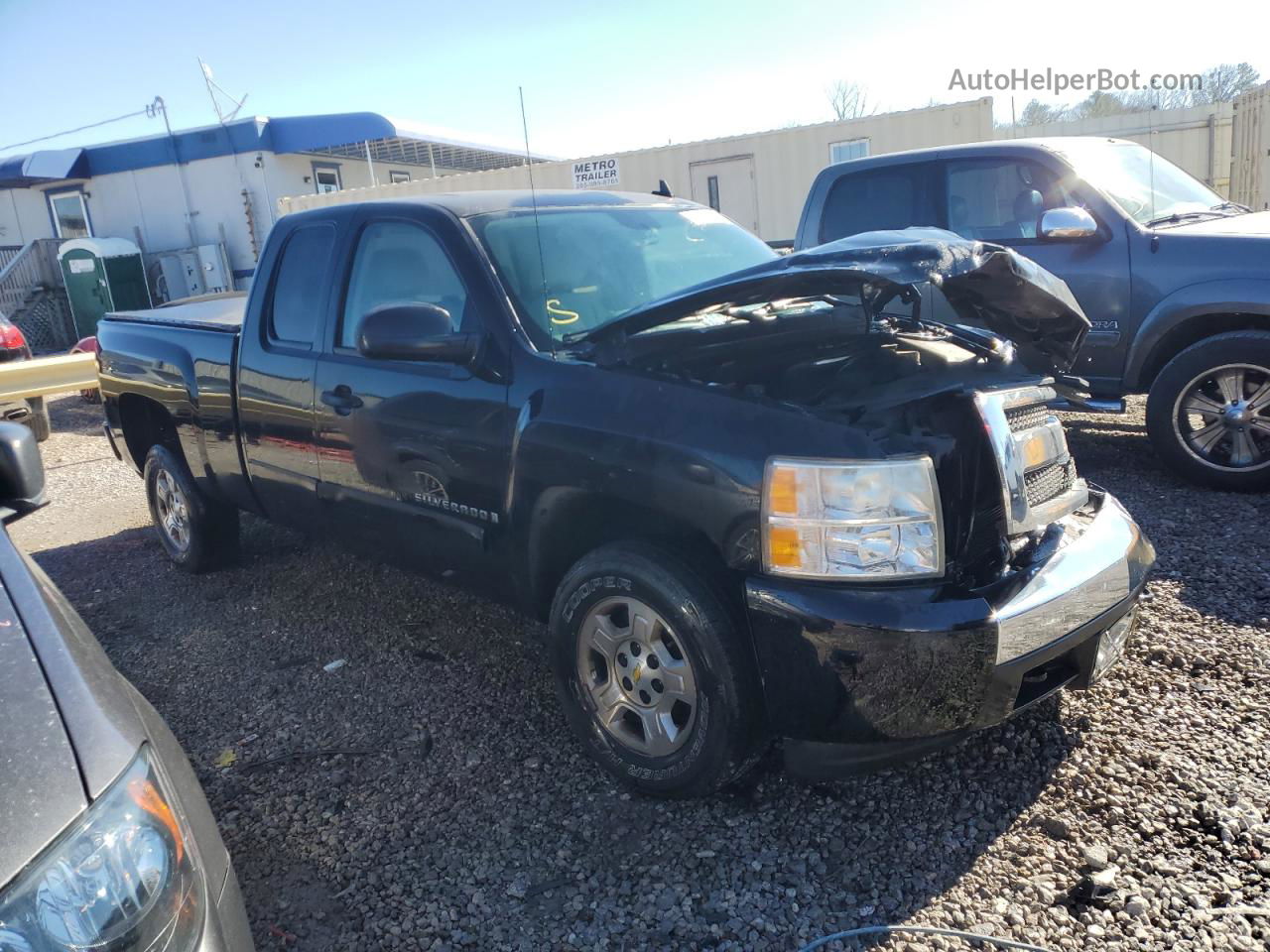 2008 Chevrolet Silverado C1500 Black vin: 1GCEC19098Z211131