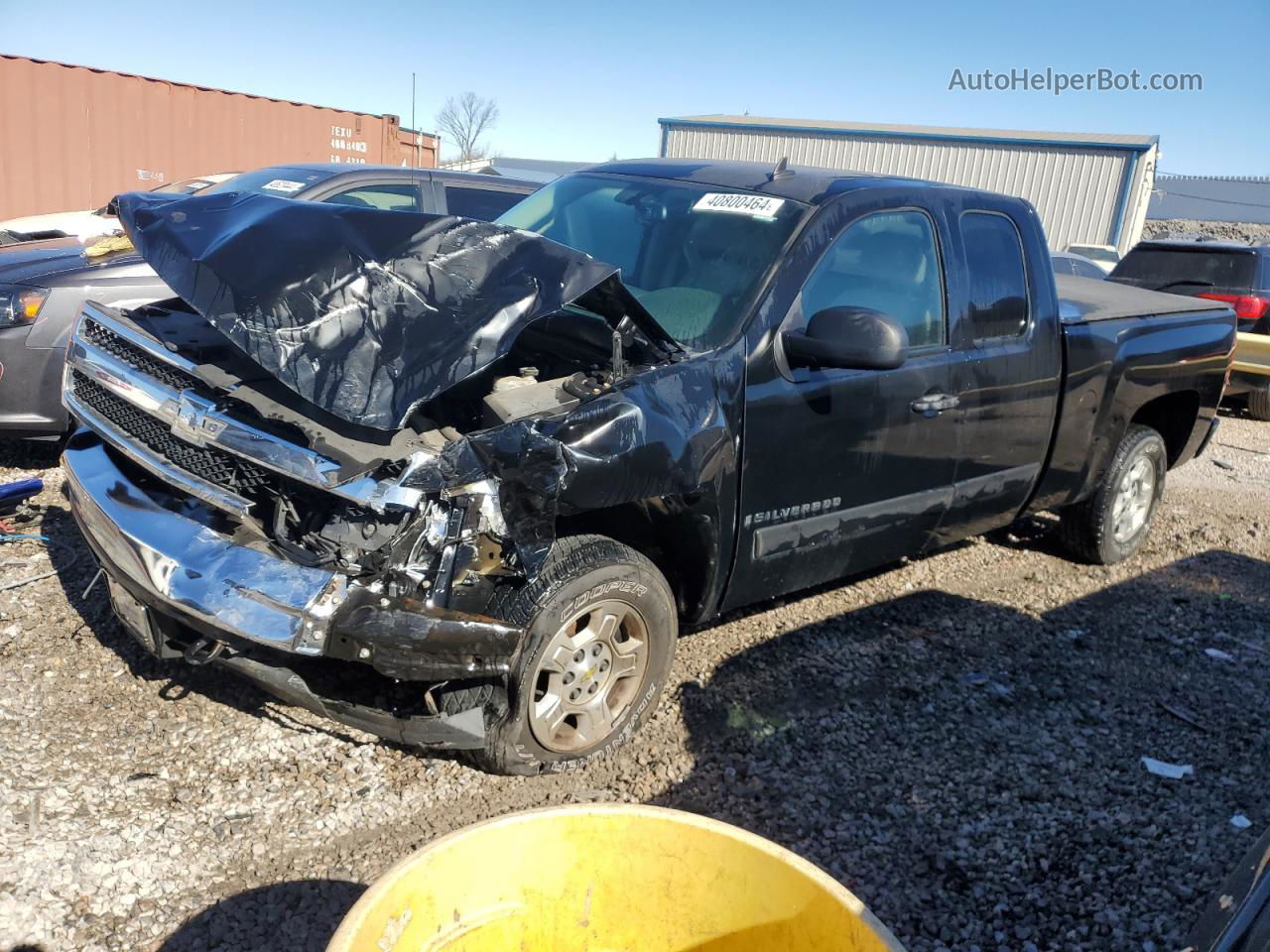 2008 Chevrolet Silverado C1500 Black vin: 1GCEC19098Z211131