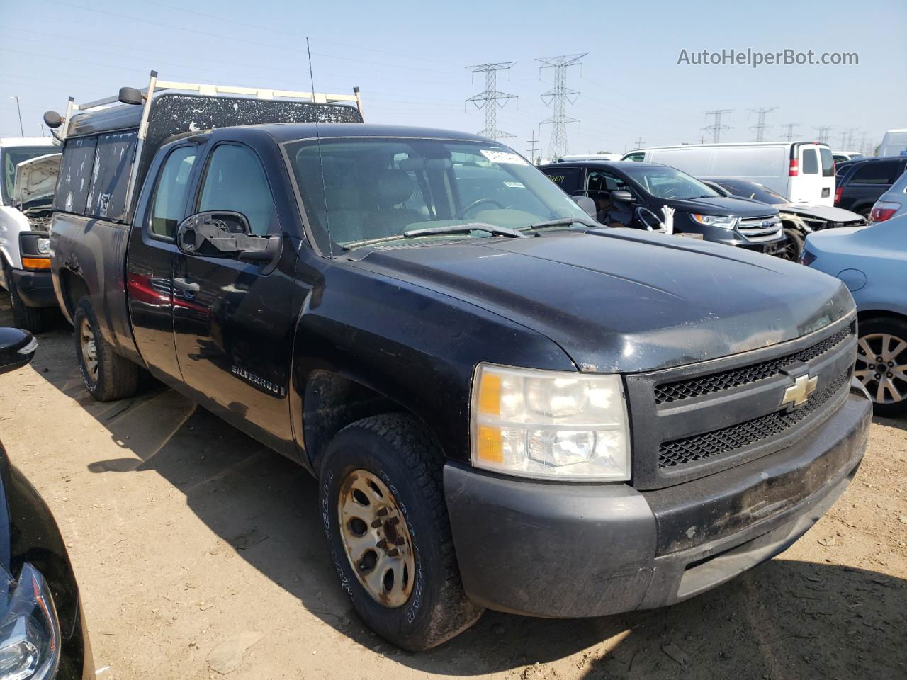 2008 Chevrolet Silverado C1500 Черный vin: 1GCEC19C28Z133558